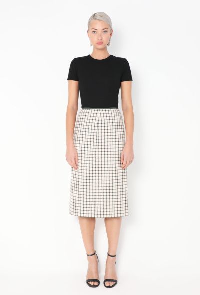 Fendi Pre-Fall 2018 Checkered Skirt - 1 Fendi Pre-Fall 2018 Checkered Skirt - 1