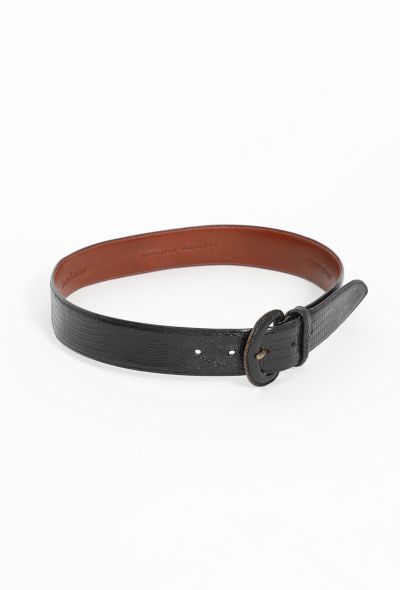 Ralph Lauren Vintage Lizard Leather Belt - 2