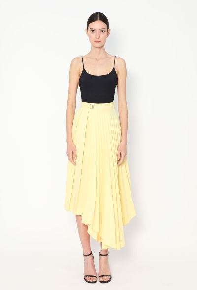 Céline S/S 2018 Asymmetrical Pleated Skirt - 1 Céline S/S 2018 Asymmetrical Pleated Skirt - 1