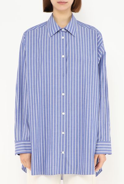 The Row 2025 Luka Pinstripe Shirt - 2