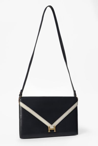 Hermès Vintage Bicolor Lydie Shoulder Bag - 2