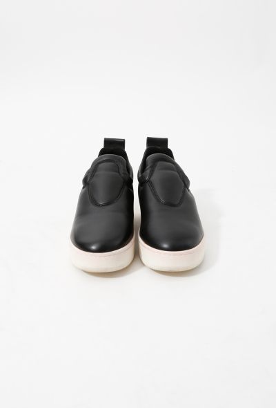                             Padded Leather Sneakers - 2