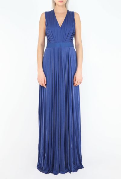 Emanuel Ungaro Jersey Pleated Grecian Gown - 2