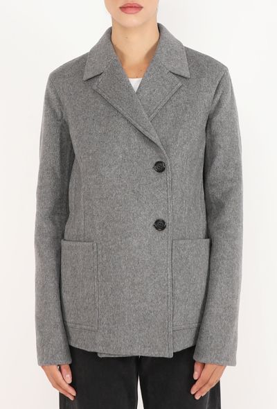 Céline Cashmere Double-Breasted Jacket - 1