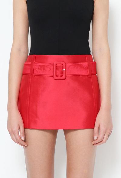 Miuccia Prada 2022 Belted Silk Skirt - 2