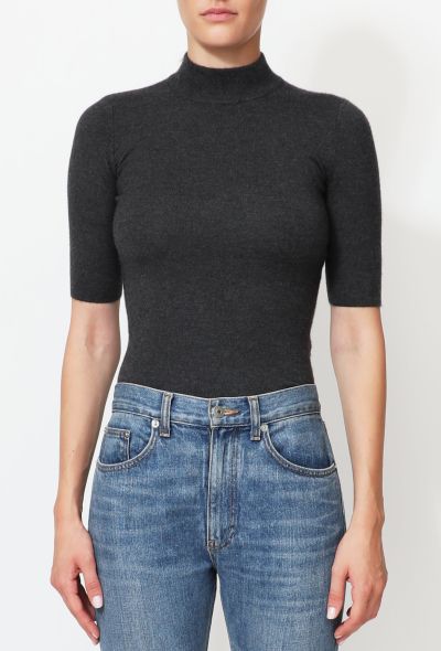                            Michael Kors Fitted Cashmere Top - 1