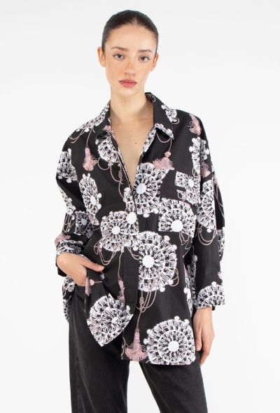 Hermès S/S 2022 ‘Cliquetis' Aquarelle’ Shirt - 1