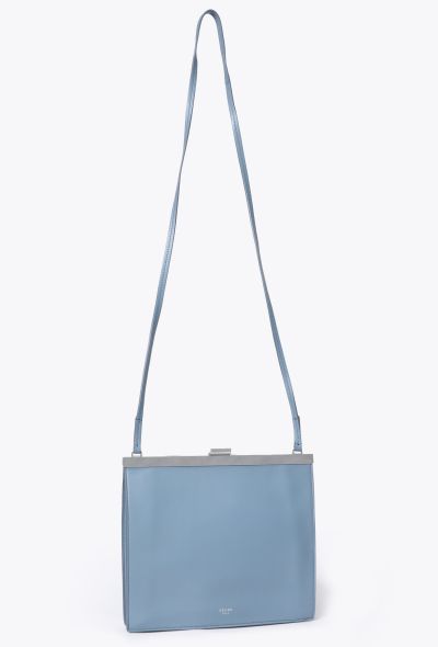 Céline Mini Leather Clasp Bag - 2