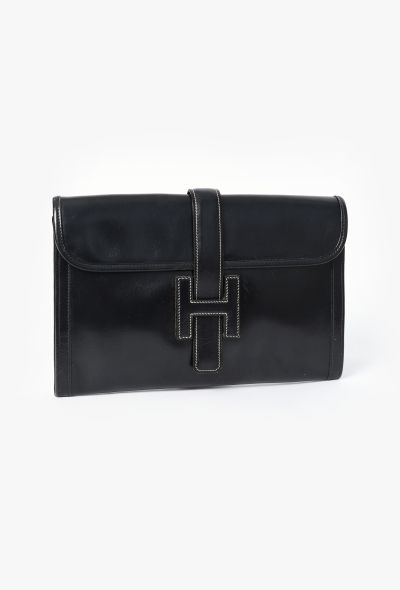 Hermès Vintage Box Jige Clutch - 2