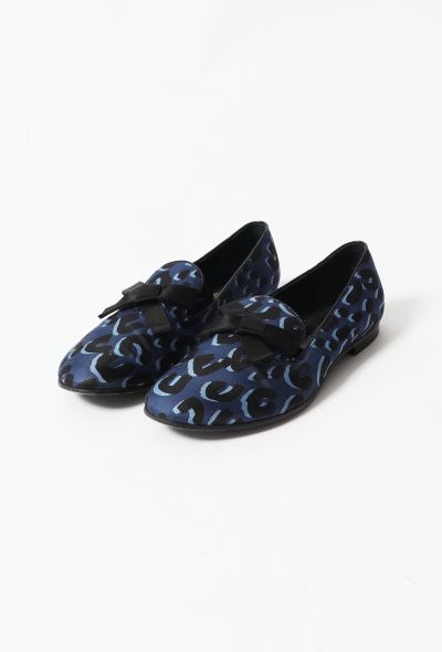                                         2001 x Stephen Sprouse Silk Loafers-2