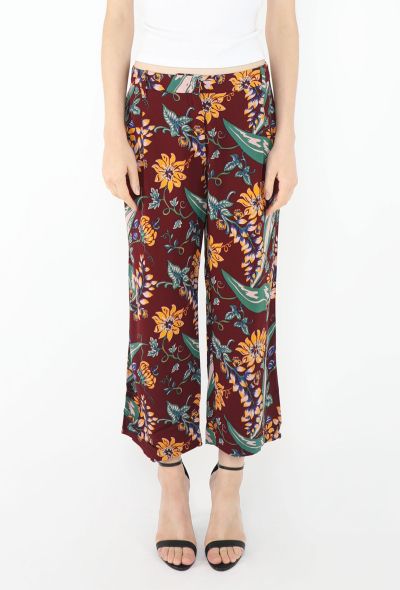 Prada Resort 2014 Tropical Print Pants - 2