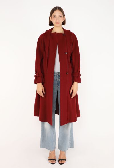 Anne-Marie Beretta Felted Shawl Coat, 1980s - 2