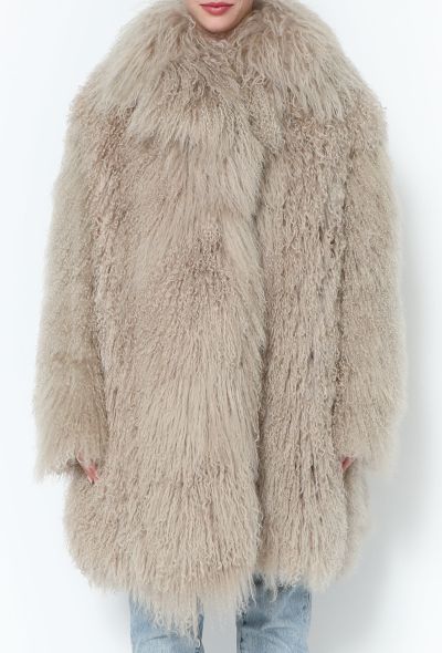                                         Oversized Lamb Fur Coat-2