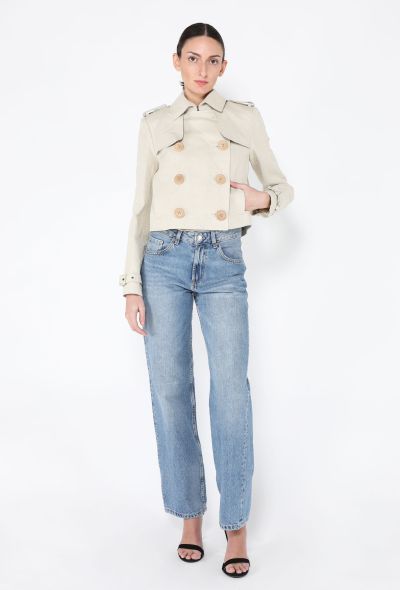 Chloé 2006 Cropped Trench Jacket - 2