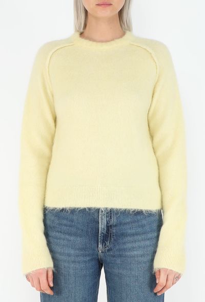 Jil Sander 2024 Mohair Knit Cropped Sweater - 2