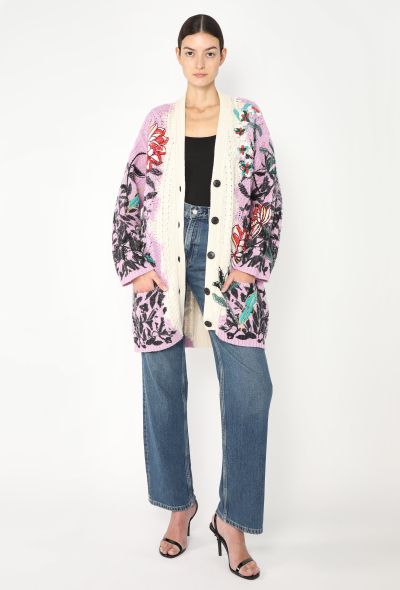 Valentino Cashmere Cable-Knit Cardigan - 2 Valentino Cashmere Cable-Knit Cardigan - 2