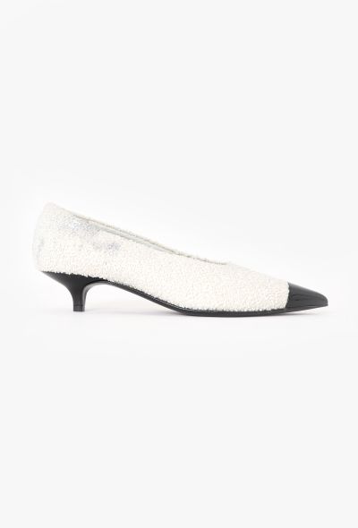 Chanel F/W 2022 Bouclé 'CC' Kitten Heels - 1 Chanel F/W 2022 Bouclé 'CC' Kitten Heels - 1