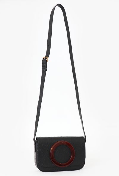 Saint Laurent 2017 Black Ostrich Eddie Shoulder bag - 2 Saint Laurent 2017 Black Ostrich Eddie Shoulder bag - 2
