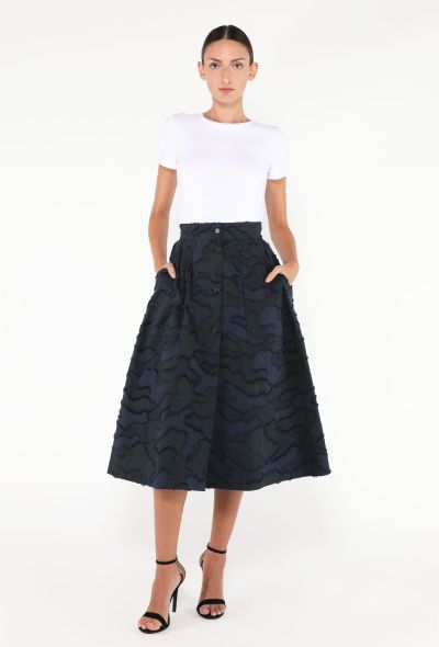 Dior Pre-Fall 2020 Camouflage Midi Skirt - 1