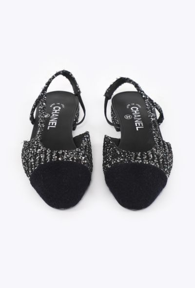 Chanel Sequin Embellished Slingbacks, 2020 - 2