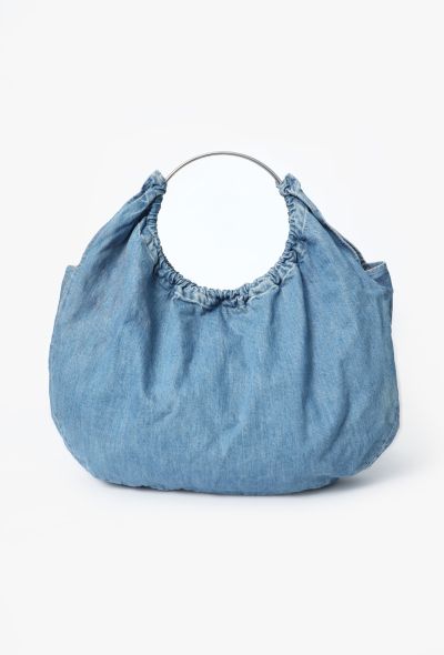 Maison Margiela 2004 Denim Large Hobo Bag - 1