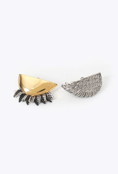 Louis Vuitton 2018 'Bionic Wings and Leaves' Earrings - 1