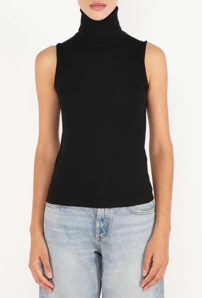 The Row Meritas Cashmere Turtleneck Top - 1