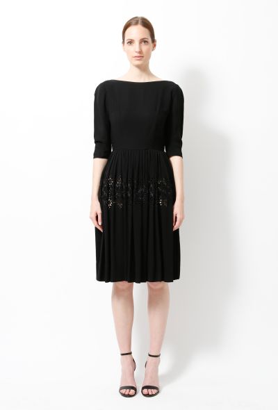                                         Vintage Cut-out Embroidered Dress-1
