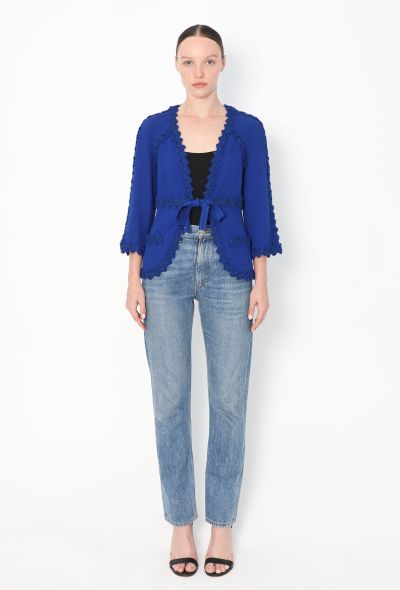 Chanel Chevron Trim Bouclé Cardigan - 2 Chanel Chevron Trim Bouclé Cardigan - 2