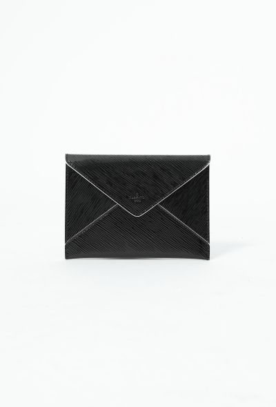 Louis Vuitton Black Epi Envelope Pouch - 1