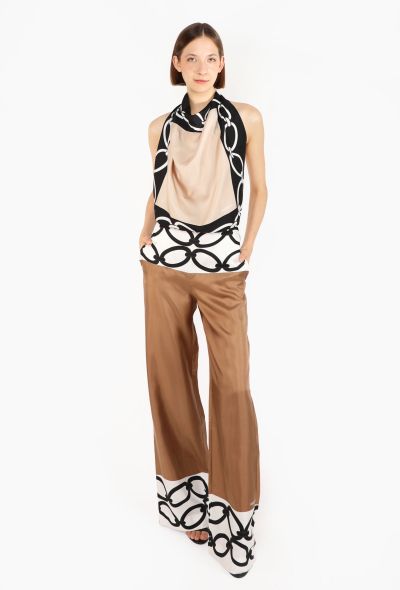 Valentino Foulard Open-Back Jumpsuit, Resort 2023 - 1