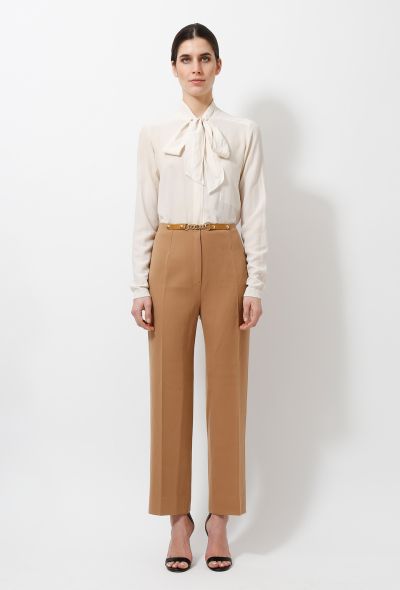                             70s Chainlink Wool Trousers - 1