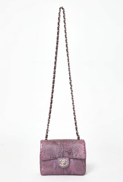 Chanel Python Mini Square Timeless Bag - 1 Chanel Python Mini Square Timeless Bag - 1