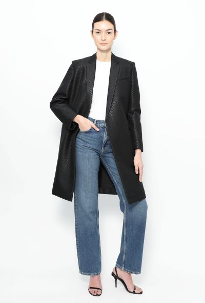 ジャケット・アウター CELINE by Phoebe Philo Crombie Coat 42 CÉLINE by Phoebe Philo grey coat fall 2010 - The AP Archive