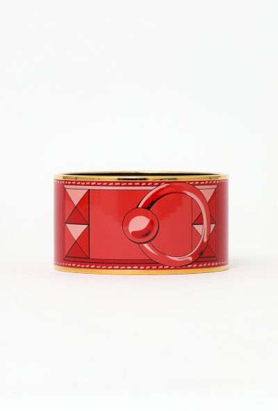 Hermès 'Collier de Chien' Enamel Cuff - 1
