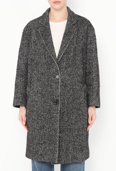 Dolce & Gabbana 2020 Chevron Wool Coat - 2 Dolce & Gabbana 2020 Chevron Wool Coat - 2