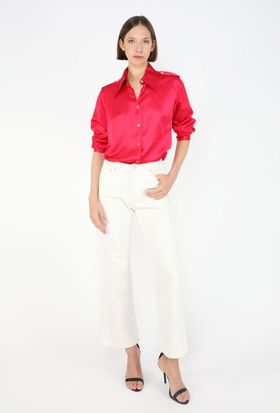Gucci Silk Épaulette Blouse, 1996 - 1