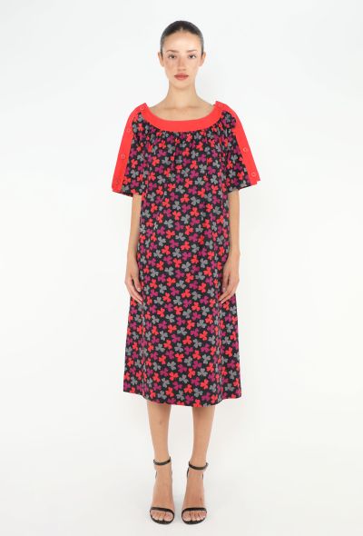 Céline Vintage Cotton Clover Dress - 1 Céline Vintage Cotton Clover Dress - 1