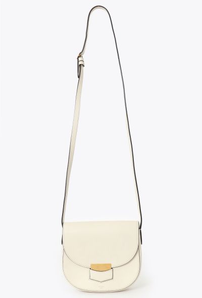 Céline White Small Trotteur Bag - 1 Céline White Small Trotteur Bag - 1