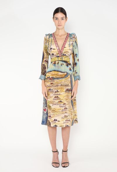 Gucci S/S 2016 'Carte de Tendre' Dress - 2 Gucci S/S 2016 'Carte de Tendre' Dress - 2