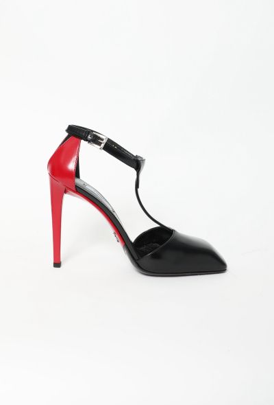 Prada 2014 Bicolor T-Strap Pumps - 1 Prada 2014 Bicolor T-Strap Pumps - 1