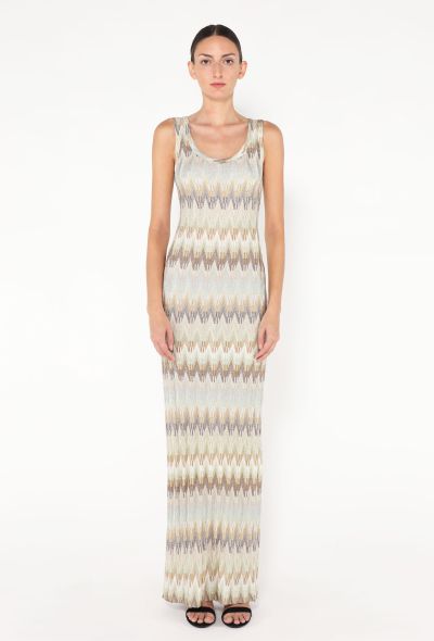Missoni 2024 Chevron Lamé Maxi Dress - 2
