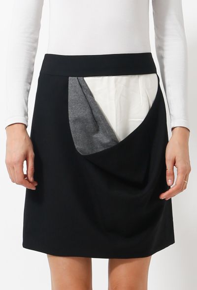                                         Draped Skirt -2
