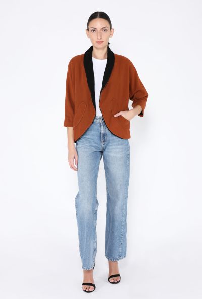 1920s Wool Twill Rounded Jacket - 2