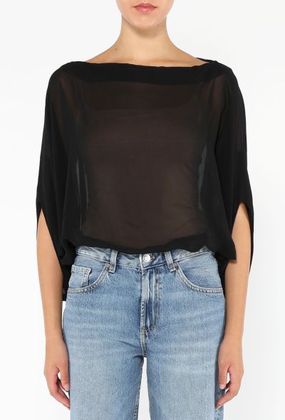 Maison Margiela 2008 Boatneck Coffin Bodysuit - 1