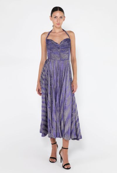 Lamé Halter Evening Dress, 1930s - 2