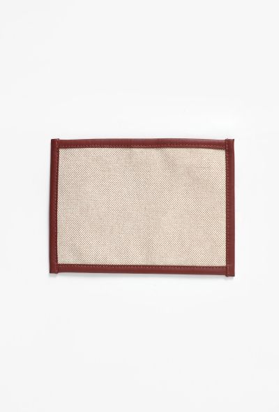 Hermès Petit H Toile & Leather Passport Holder - 2