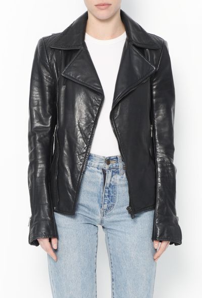 Balenciaga Classic Lambskin Leather Jacket - 2