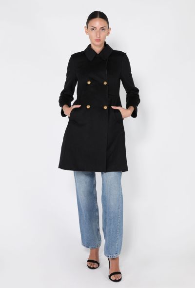 Louis Vuitton Felted Wool Peacoat - 1