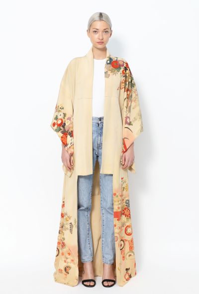 World Treasures '50s Authentic Japanese Floral Kimono - 1